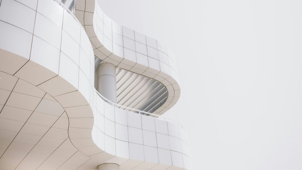 worm's-eye view photography of concrete building